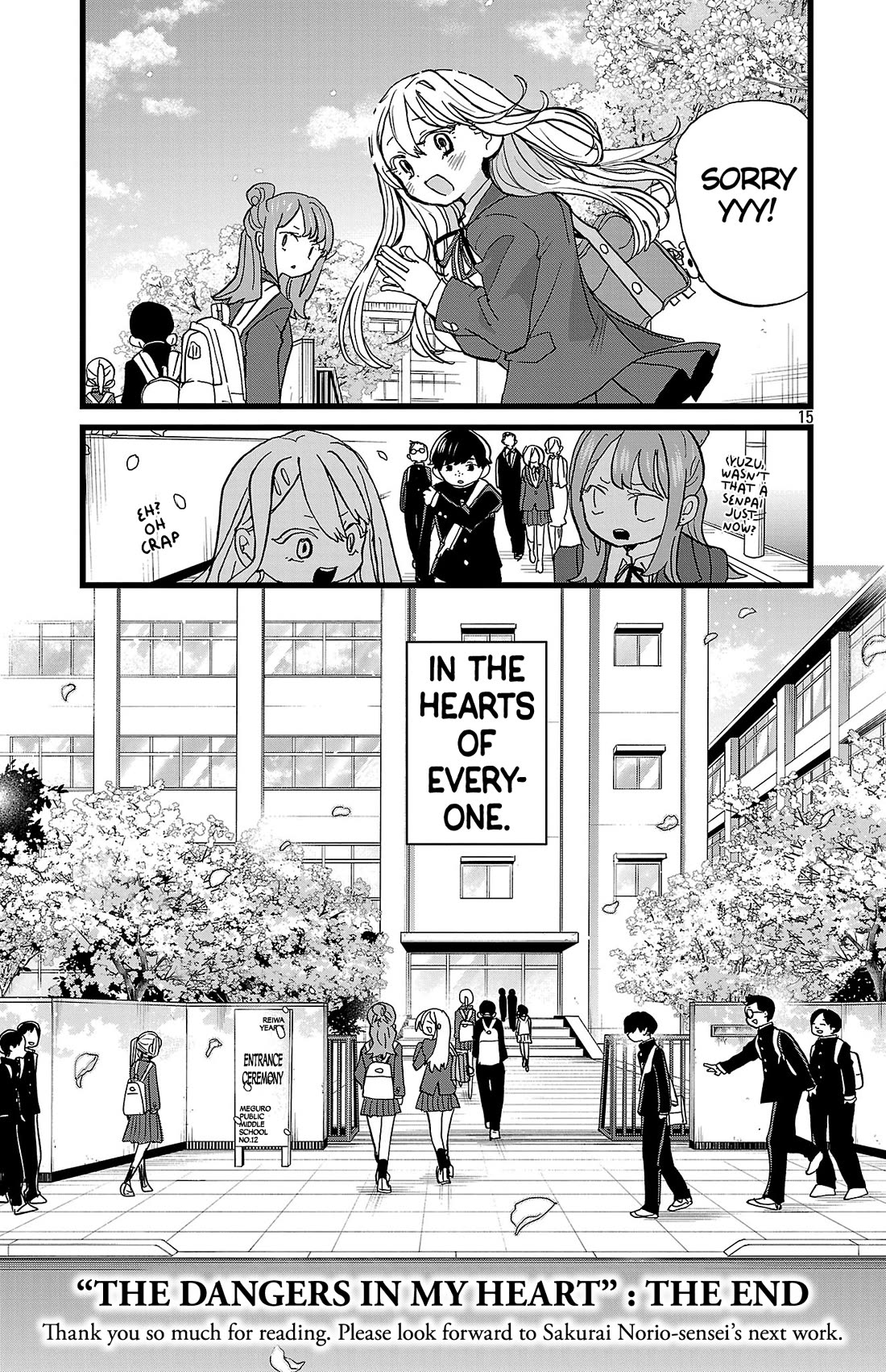 Boku no Kokoro no Yabai yatsu Chapter 199 page 16 - Chapter 199: The Dangers in My Heart [END]