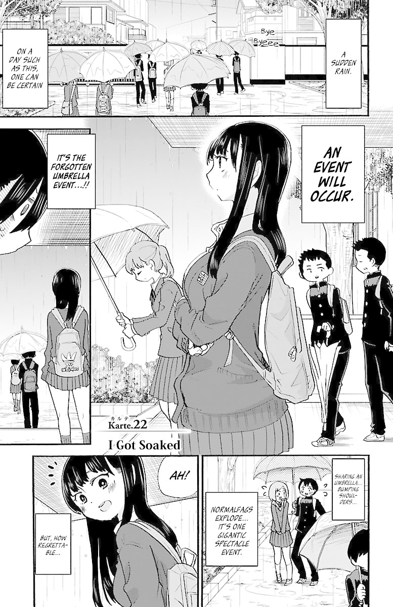 Boku no Kokoro no Yabai yatsu Chapter 22 page 1 - Chapter 22: I Got Soaked