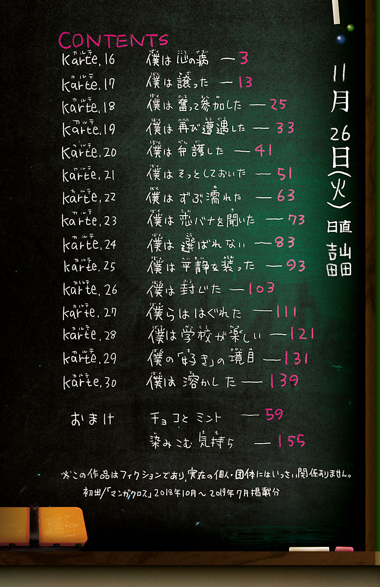 Boku no Kokoro no Yabai yatsu Chapter 30.5 page 3 - Chapter 30.5: Volume Extras