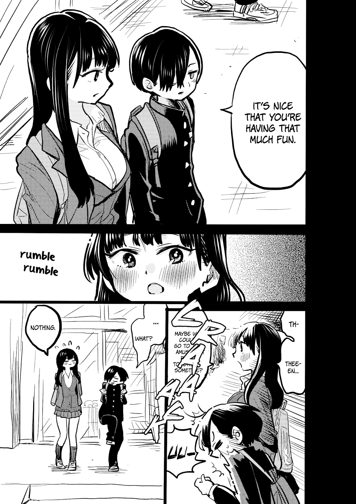 Boku no Kokoro no Yabai yatsu Chapter 34.1 page 3 - Chapter 34.1: Extra Chapter 30: Thunder
