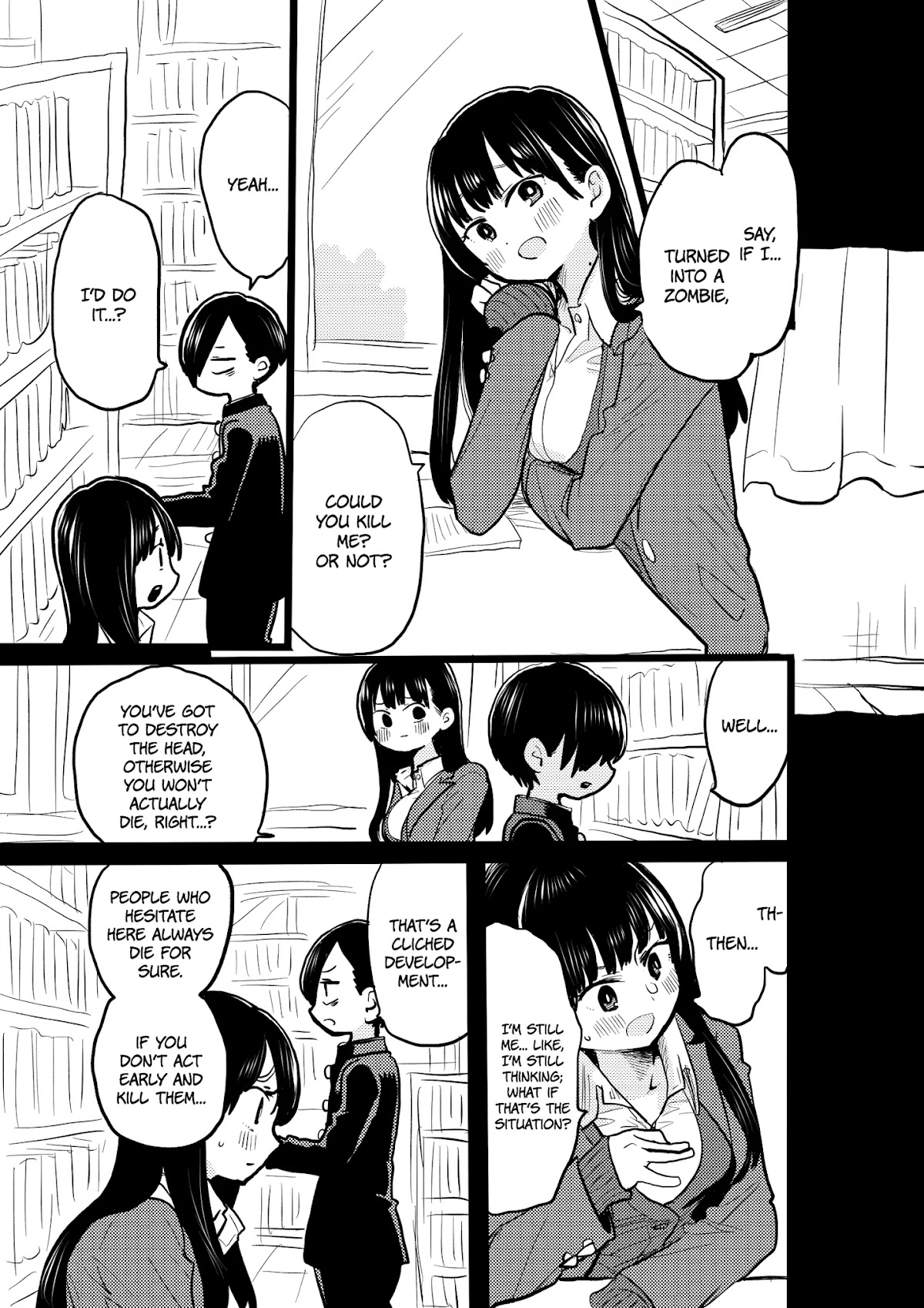 Boku no Kokoro no Yabai yatsu Chapter 35.2 page 1 - Chapter 35.2: Extra Chapter 32: Played Zombies