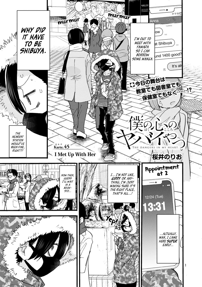 Boku no Kokoro no Yabai yatsu Chapter 45 page 2 - Chapter 45: I Met Up With Her