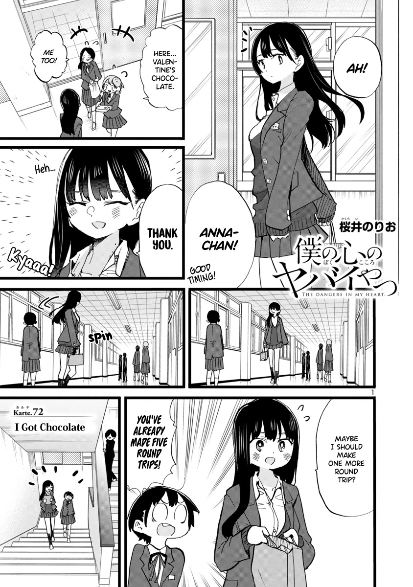 Boku no Kokoro no Yabai yatsu Chapter 72 page 2 - Chapter 72: I Got Chocolate