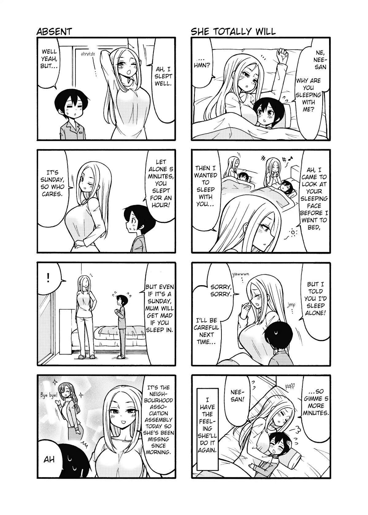 Boku no Nee-san Chapter 2 page 2 - Chapter 2: Nee-san's Day Off