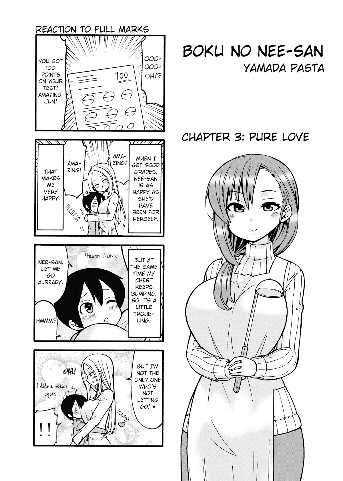 Boku no Nee-san Chapter 3 page 1 - Chapter 3: Pure Love