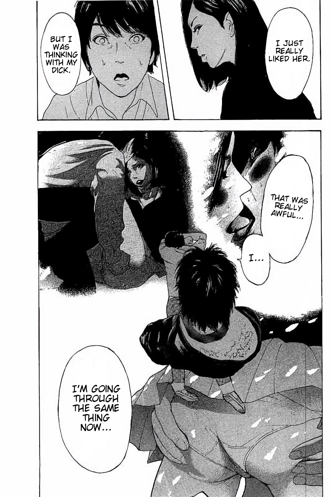 Boku-tachi ga Yarimashita Chapter 31 page 13 - Chapter 31: You Still Don't Know The Other Half Of This World