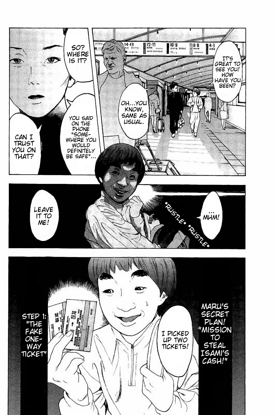 Boku-tachi ga Yarimashita Chapter 38 page 7 - Chapter 38: Maru's Secret Plan