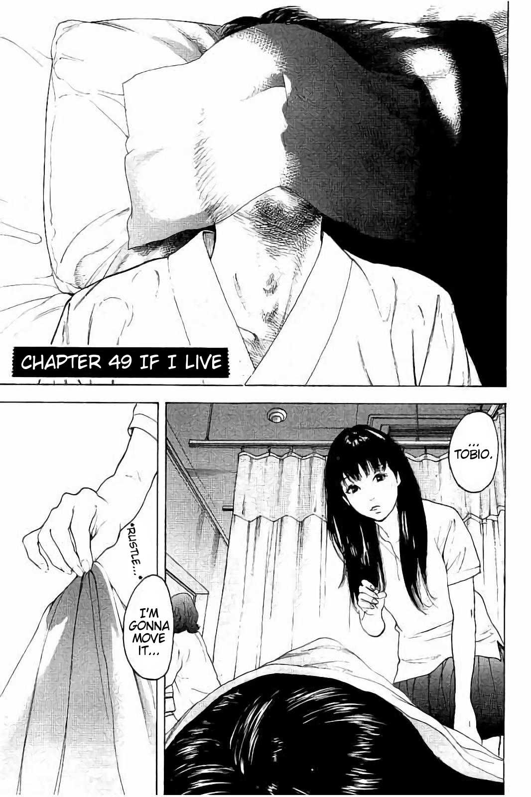 Boku-tachi ga Yarimashita Chapter 49 page 1 - Chapter 49: If I Live