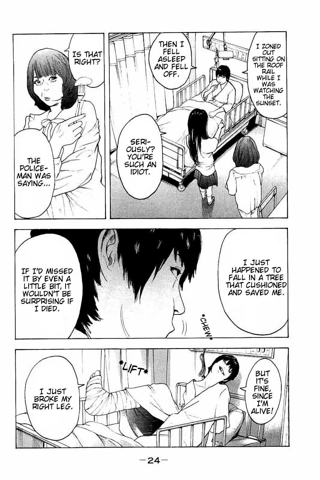 Boku-tachi ga Yarimashita Chapter 49 page 4 - Chapter 49: If I Live