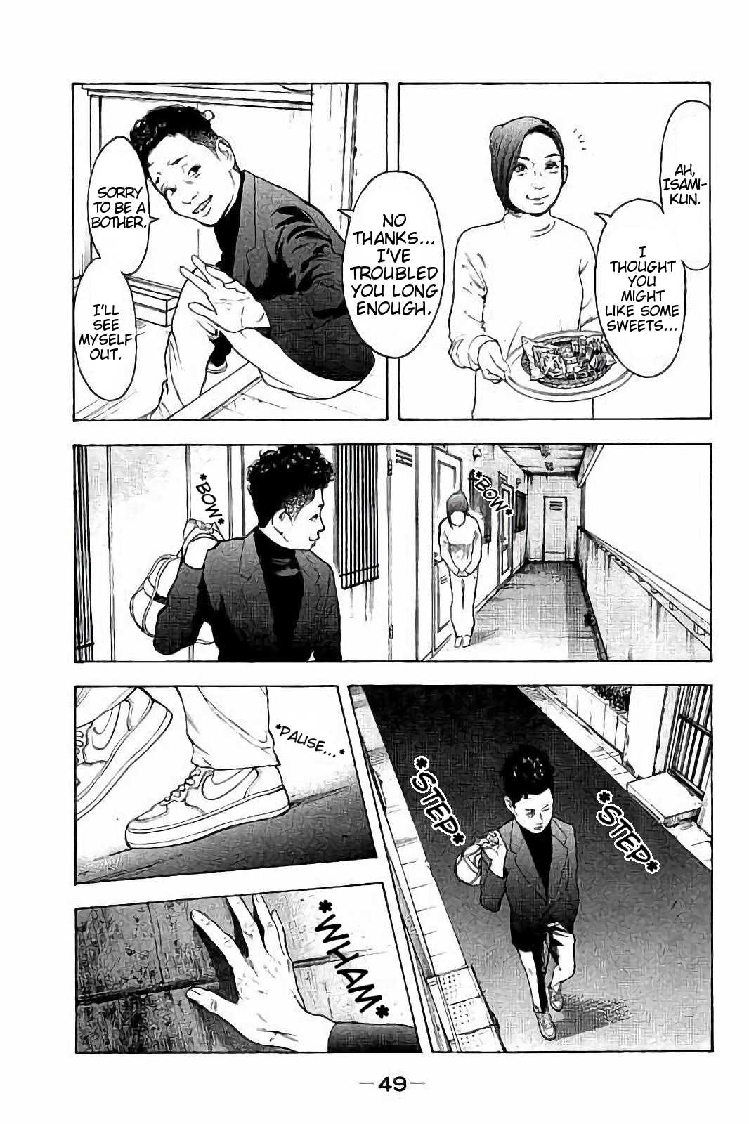 Boku-tachi ga Yarimashita Chapter 50 page 7 - Chapter 50: Pilgrim