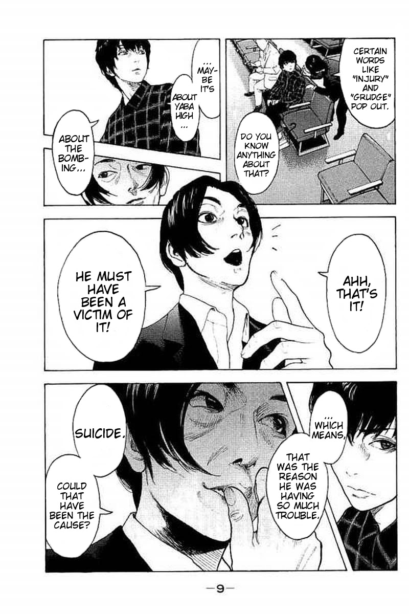 Boku-tachi ga Yarimashita Chapter 58 page 9 - Chapter 58: Free/Crippled