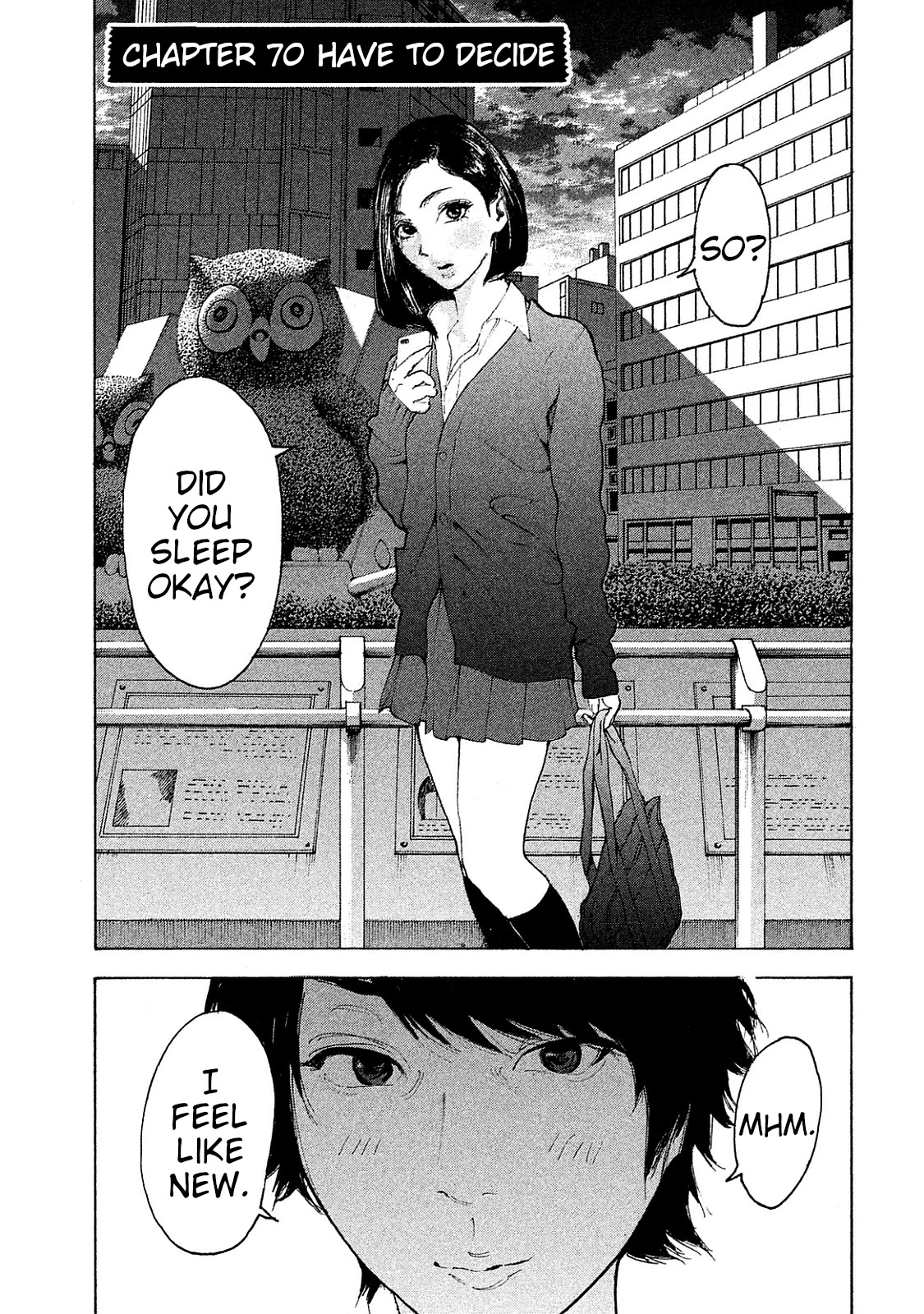Boku-tachi ga Yarimashita Chapter 70 page 1 - Chapter 70: Have To Decide