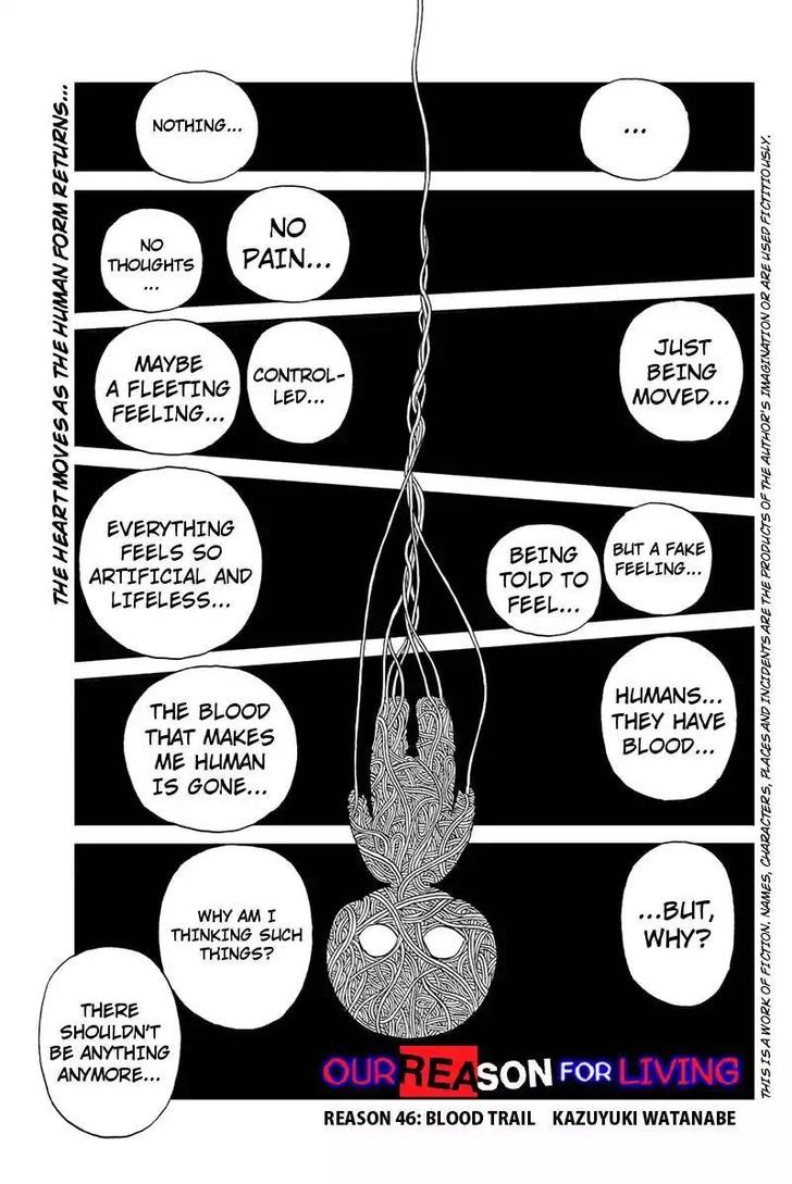 Boku-tachi no Ikita Riyuu Chapter 46 page 1 - Chapter 46 : Blood Trail