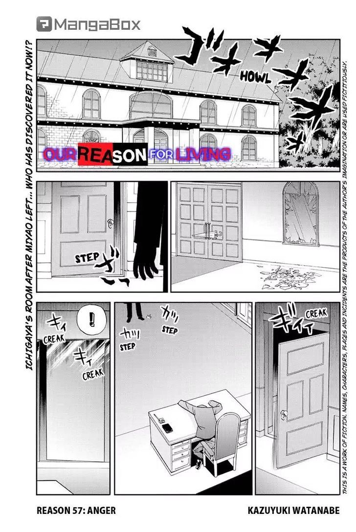 Boku-tachi no Ikita Riyuu Chapter 57 page 1 - Chapter 57 : Anger