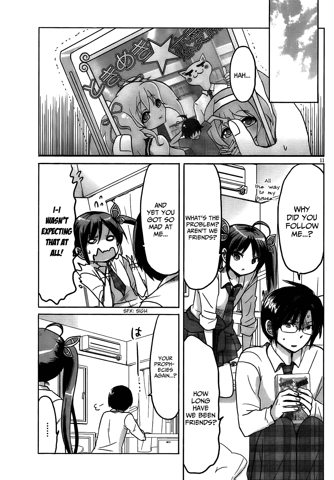 Boku to Kanojo no Renai Mokuroku Chapter 13.3 page 11 - Chapter 13 v3 : How 13- "Friend-San's Prophecies and Reset"