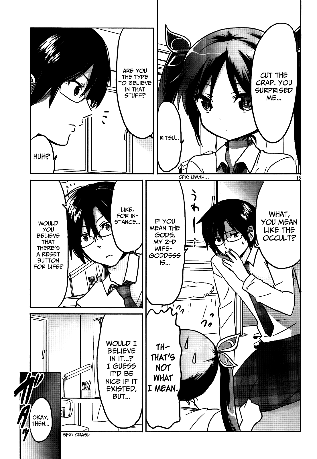 Boku to Kanojo no Renai Mokuroku Chapter 13.3 page 15 - Chapter 13 v3 : How 13- "Friend-San's Prophecies and Reset"