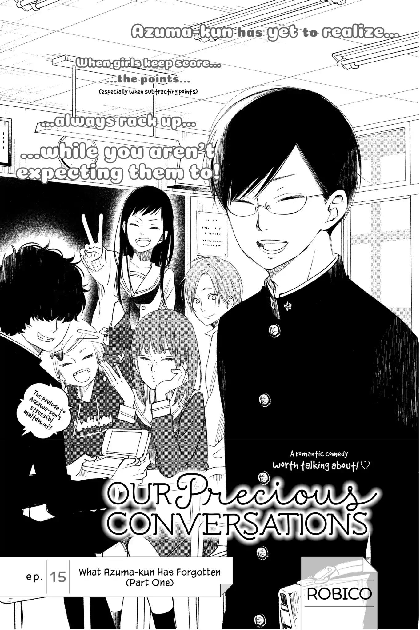 Boku to Kimi no Taisetsu na Hanashi Chapter 15 page 2 - Chapter 15