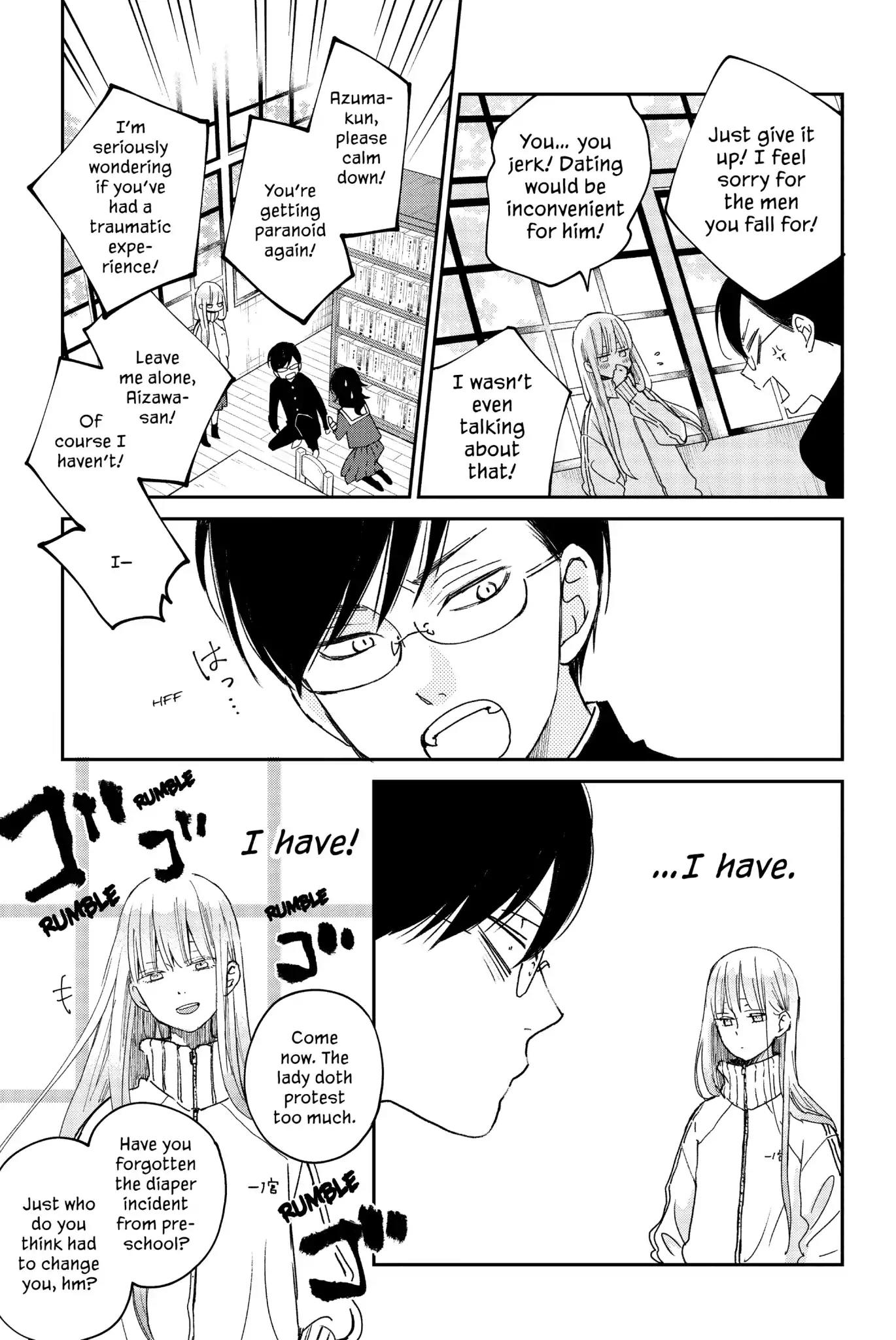 Boku to Kimi no Taisetsu na Hanashi Chapter 23 page 14 - Chapter 23: Azuma-kun's Pen Becomes Dull