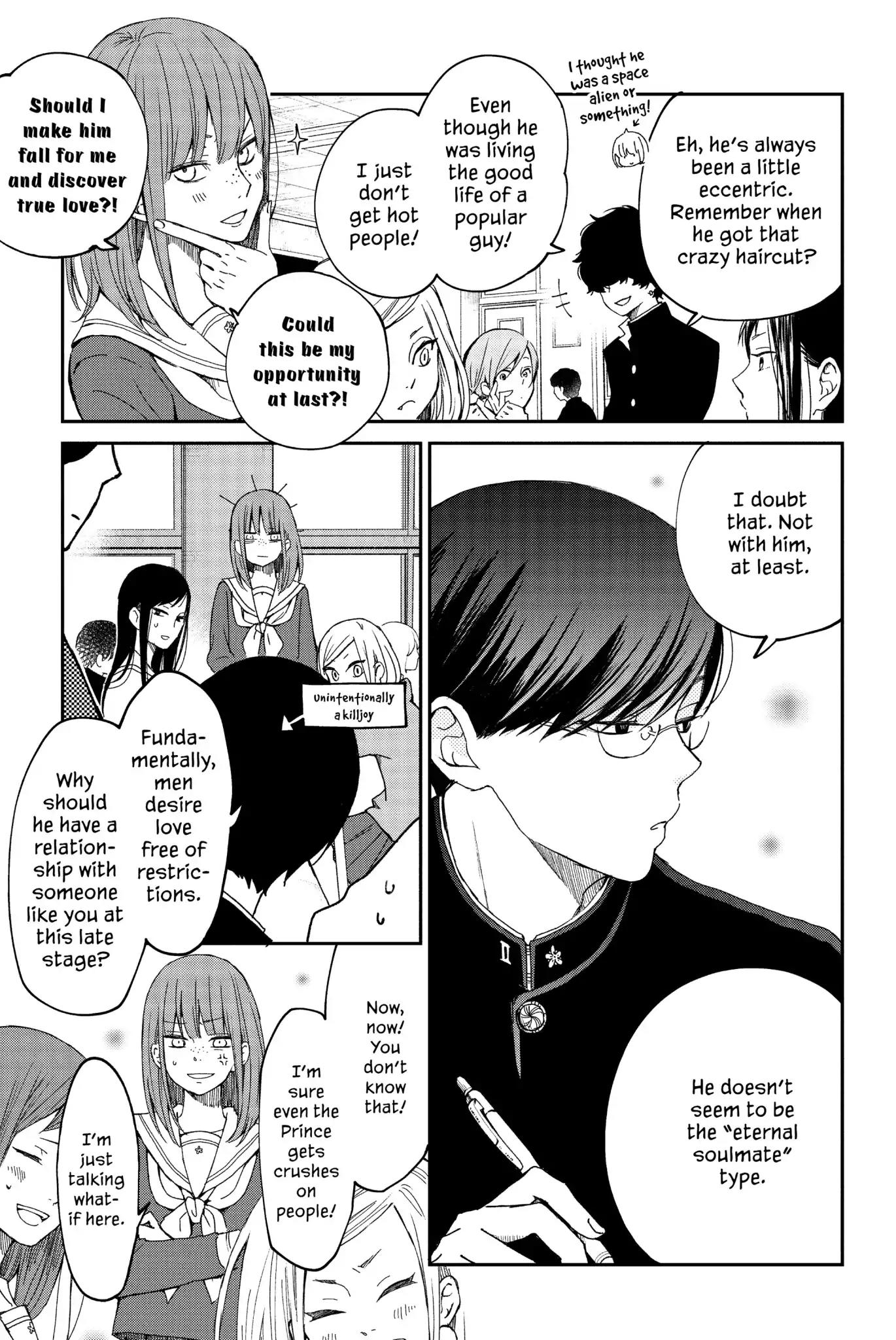 Boku to Kimi no Taisetsu na Hanashi Chapter 24 page 6 - Chapter 24: The Prince's Rebelion