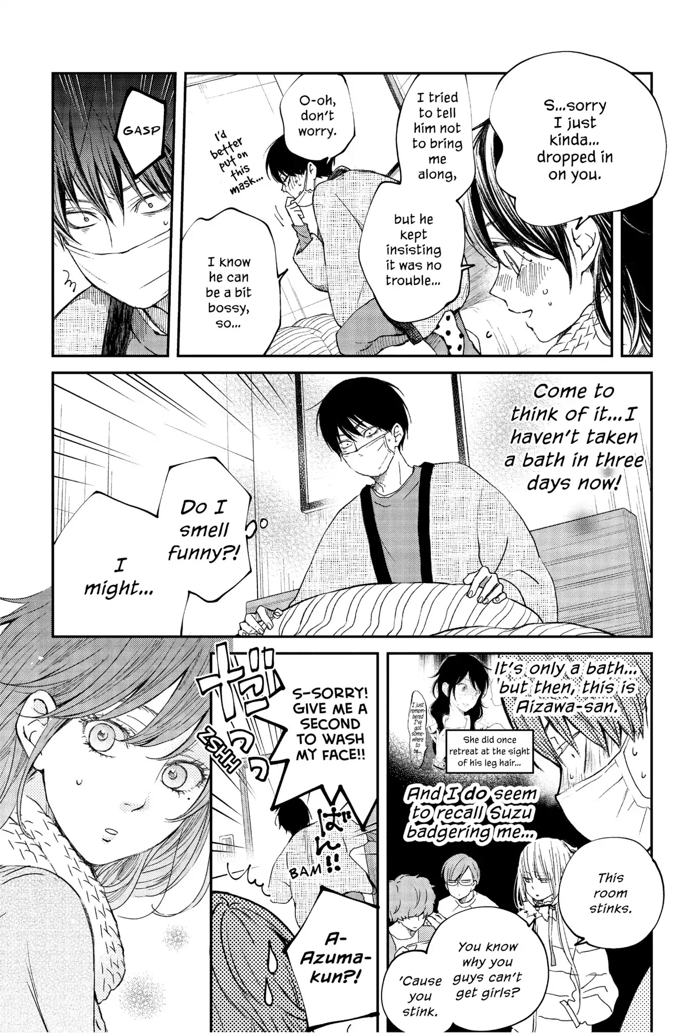 Boku to Kimi no Taisetsu na Hanashi Chapter 27 page 9 - Chapter 27: Aizawa-san Cares for Azuma-kun