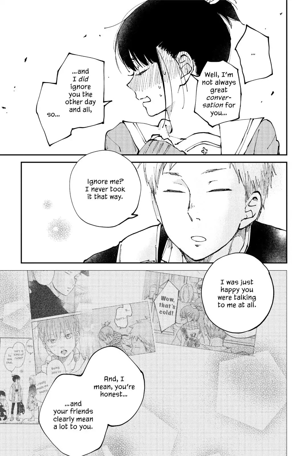 Boku to Kimi no Taisetsu na Hanashi Chapter 28 page 24 - Chapter 28: The Bookish Girl, Skybound