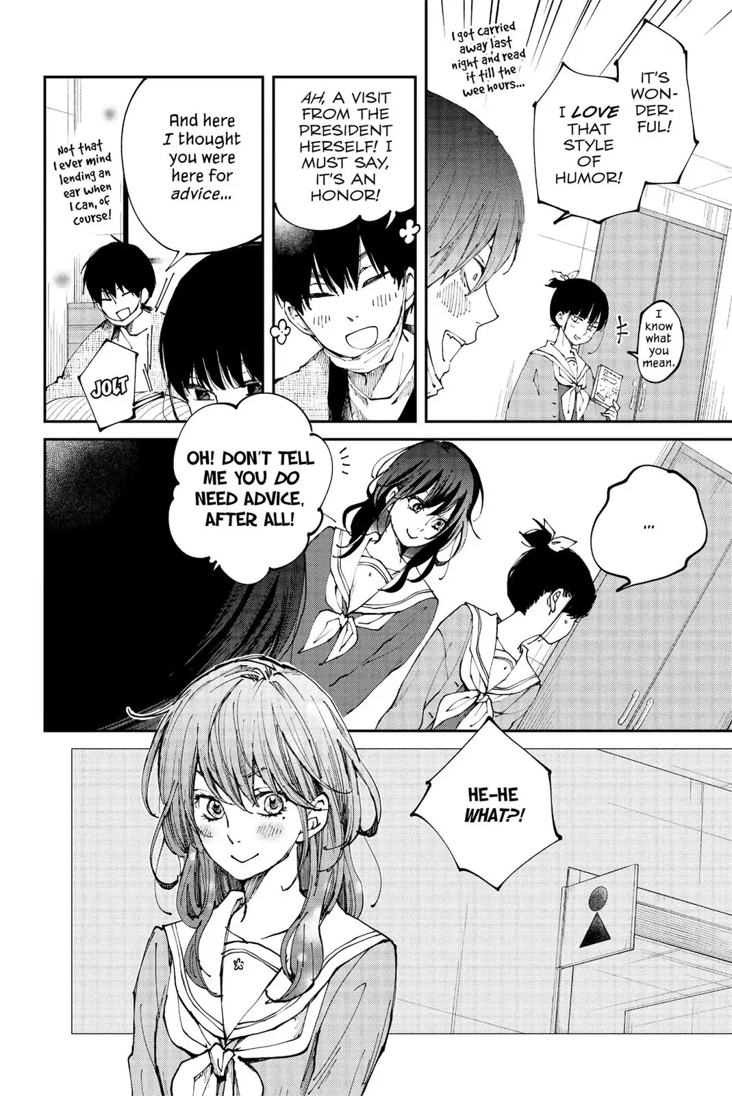 Boku to Kimi no Taisetsu na Hanashi Chapter 28 page 5 - Chapter 28: The Bookish Girl, Skybound
