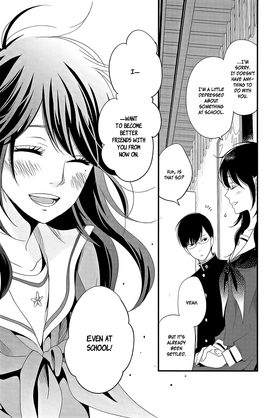 Boku to Kimi no Taisetsu na Hanashi Chapter 3.2 page 22 - Chapter 3 v2 : A Woman's Worries Entwine Like Natto