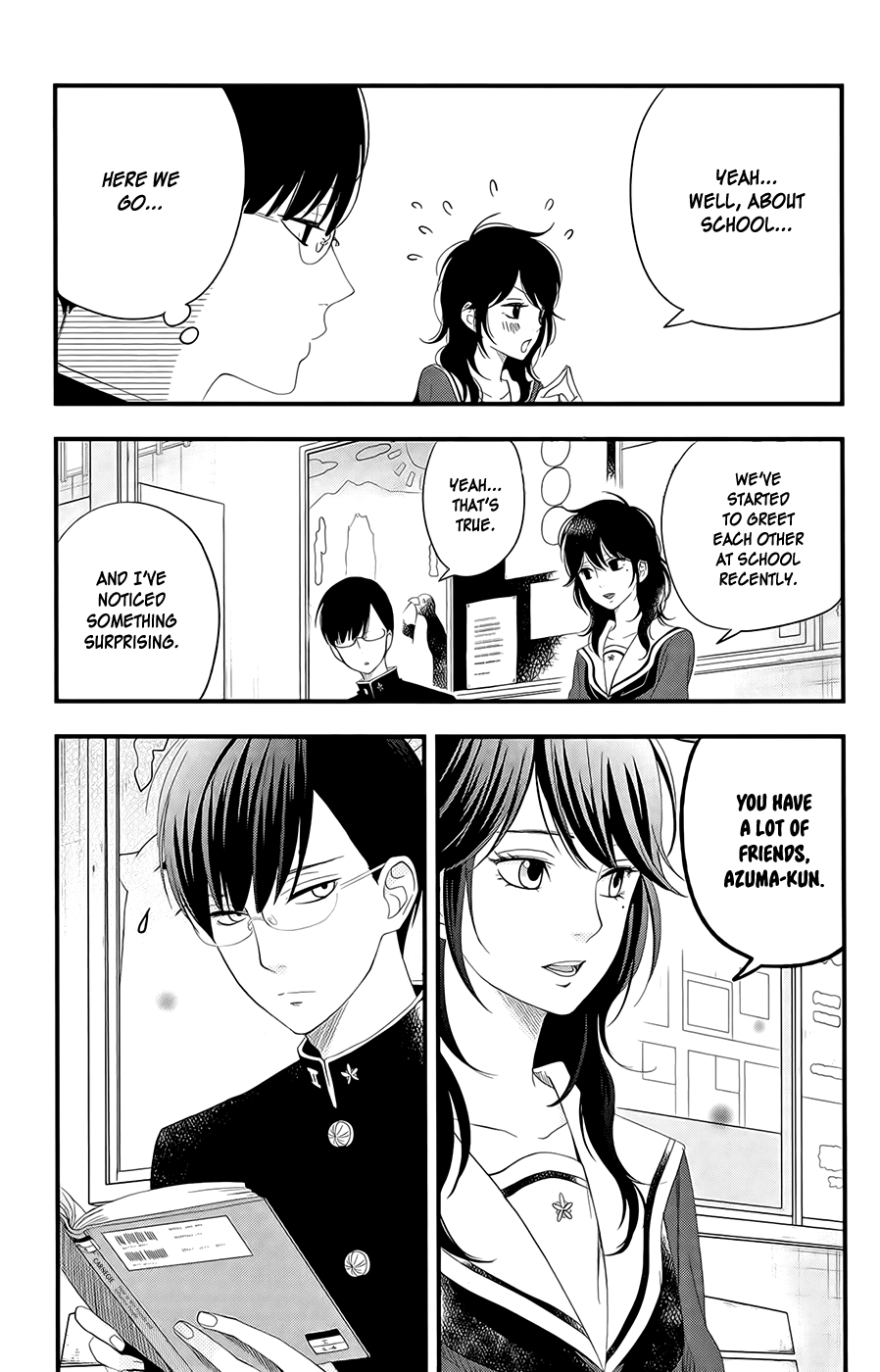 Boku to Kimi no Taisetsu na Hanashi Chapter 3.2 page 8 - Chapter 3 v2 : A Woman's Worries Entwine Like Natto