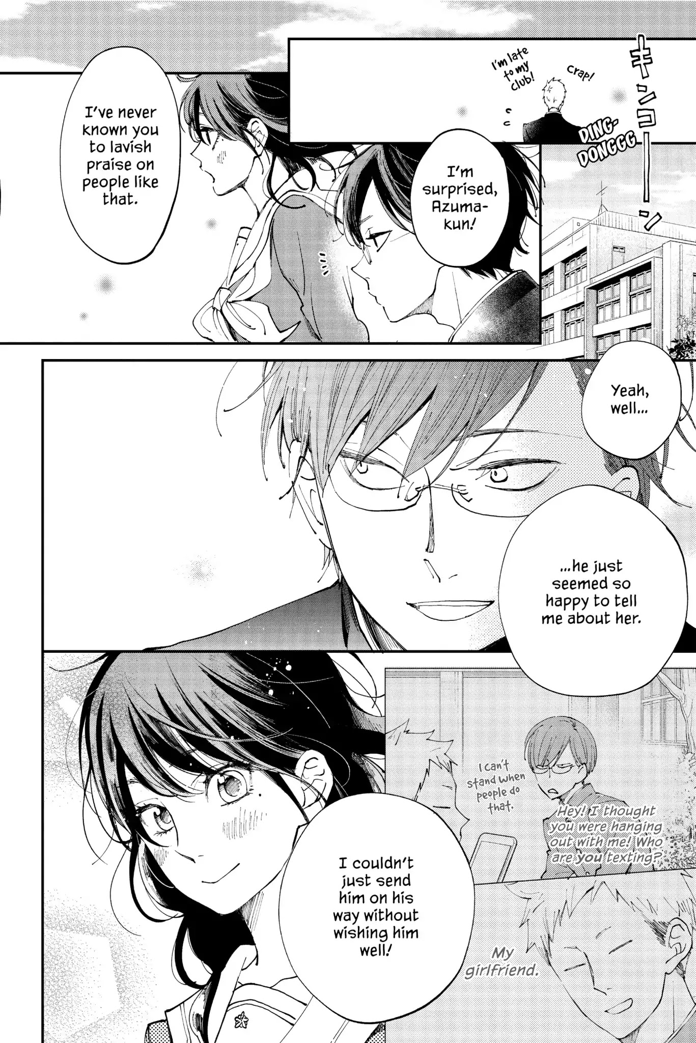 Boku to Kimi no Taisetsu na Hanashi Chapter 33 page 15 - Chapter 33: Two-Time Confidants