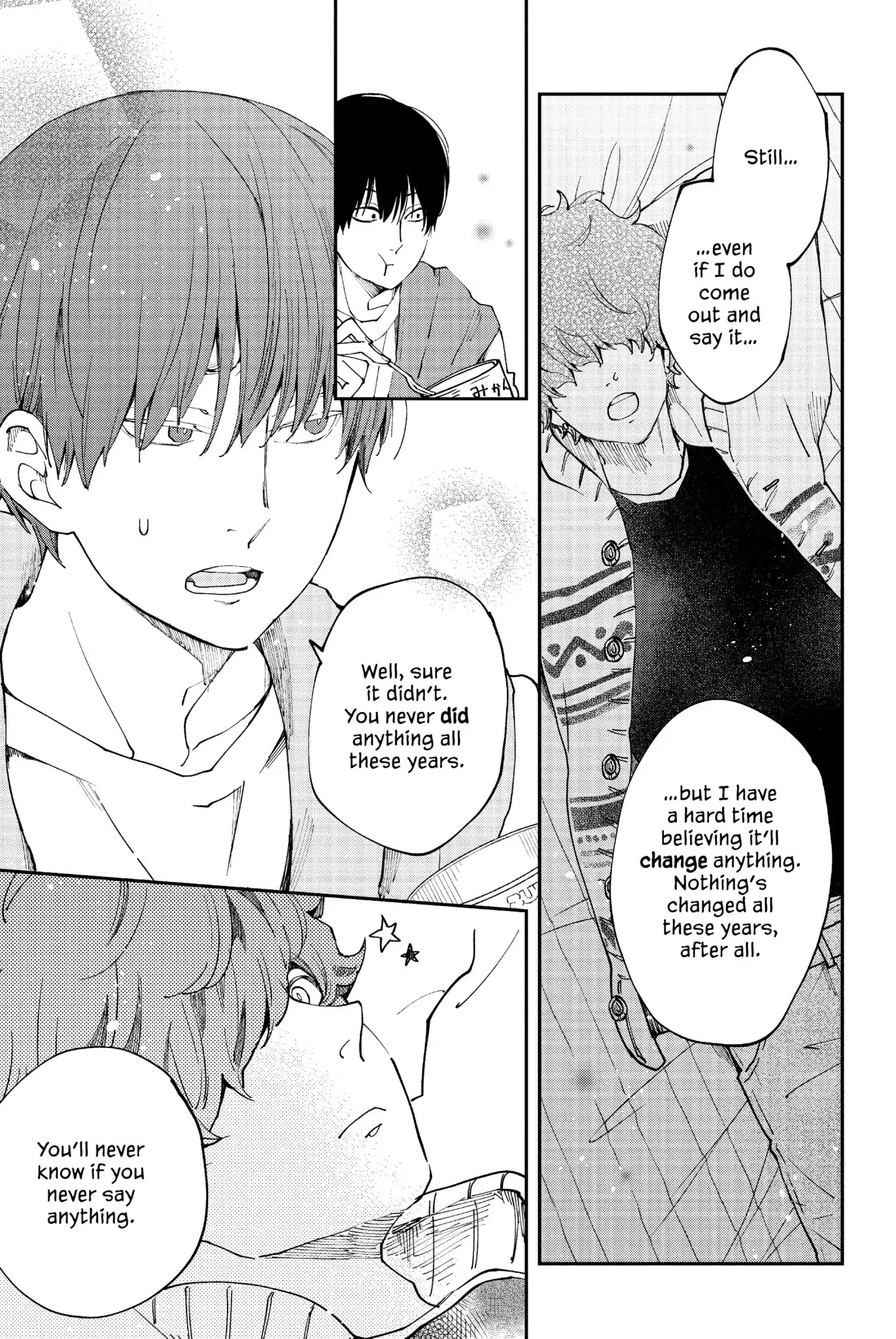 Boku to Kimi no Taisetsu na Hanashi Chapter 34 page 28 - Chapter 34: Boy's Labyrinth