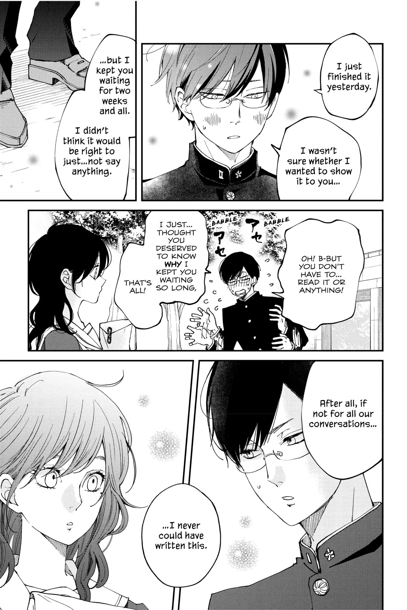 Boku to Kimi no Taisetsu na Hanashi Chapter 35 page 9 - Chapter 35: Our Precious Conversations
