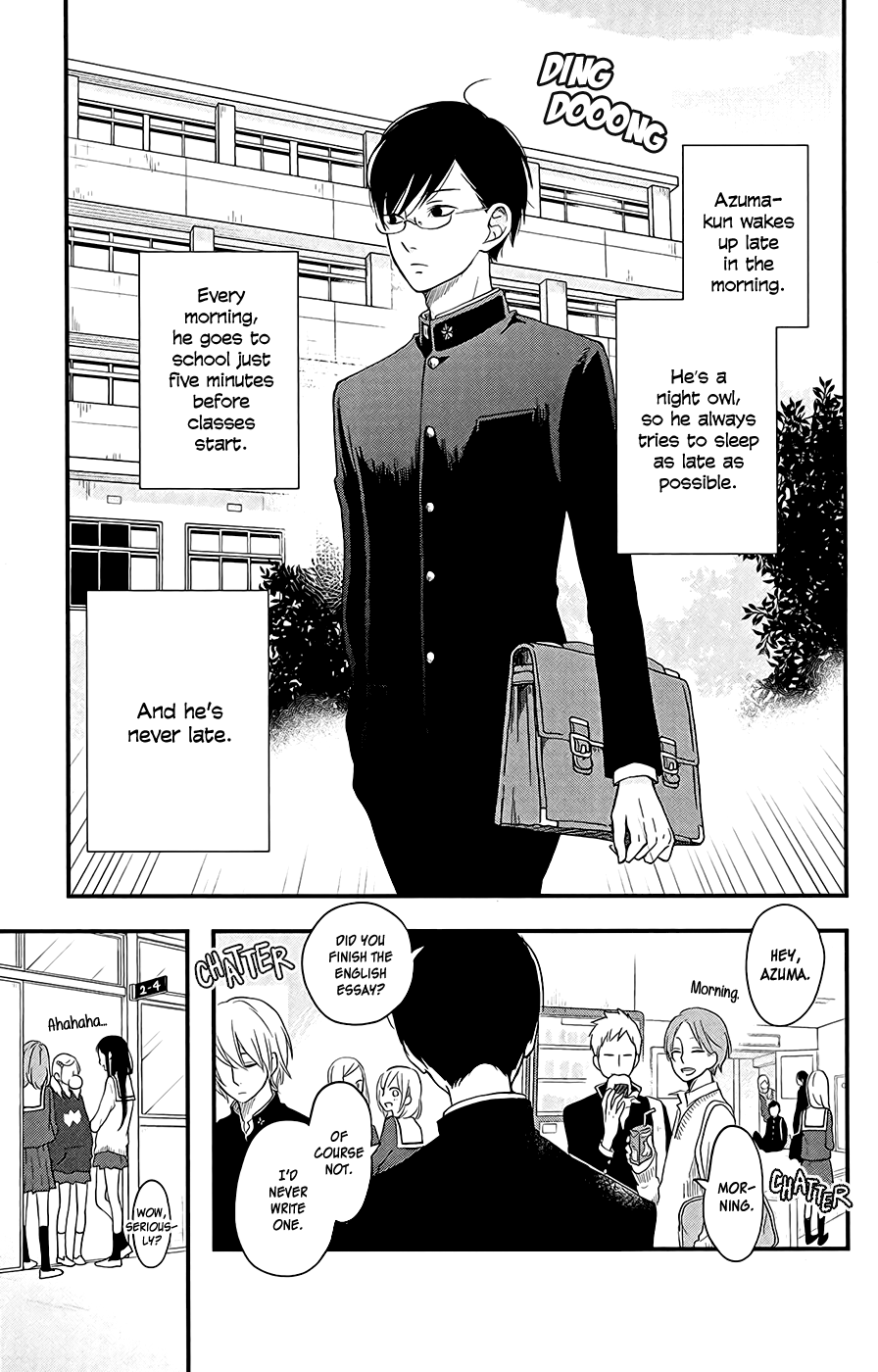Boku to Kimi no Taisetsu na Hanashi Chapter 5 page 3 - Chapter 5 : I'm The Kind of Person Who's Motivated by Compliments