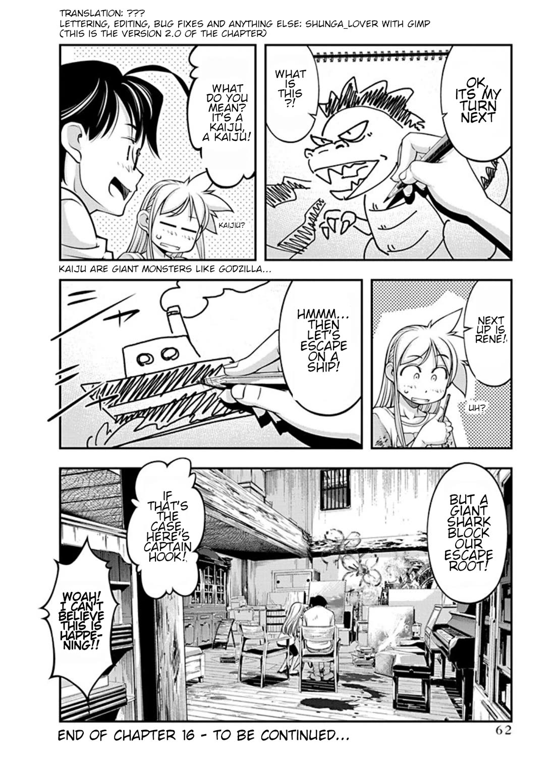 Boku to Rune to Aoarashi Chapter 16 page 20 - Chapter 16: Who knew drawing could be so...intense!