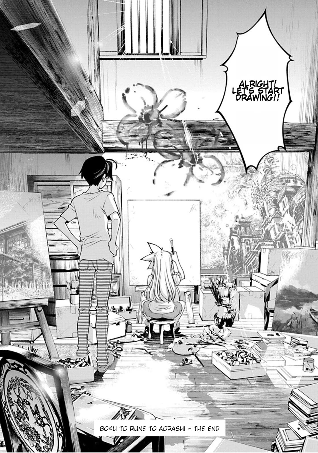 Boku to Rune to Aoarashi Chapter 21 page 24 - Chapter 21: The grand finale: Rene's decision [END]