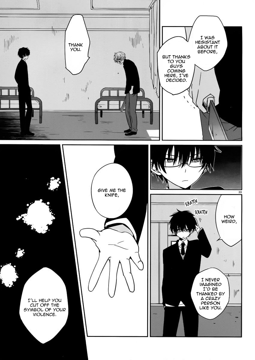 Boku to Senpai no Tekken Kousai Chapter 2 page 34 - Chapter 2: Scissors Man
