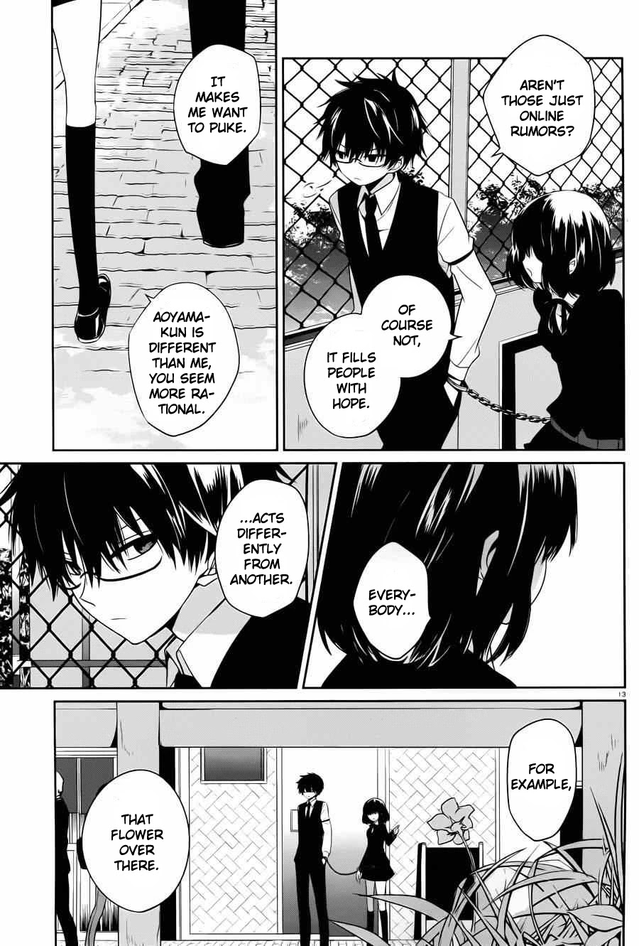 Boku to Senpai no Tekken Kousai Chapter 4 page 13 - Chapter 4: The Strangulation Angel (Part 2)
