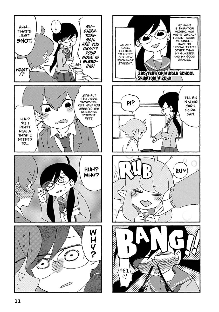 Boku to Uchuujin Chapter 1 page 12 - Chapter 1 : The Alien Transfer Student Sora Ruri
