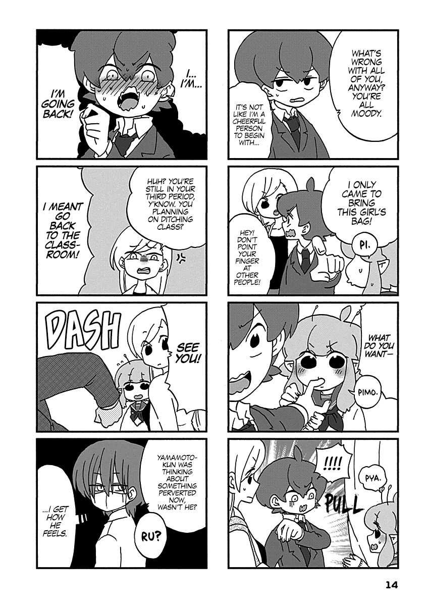 Boku to Uchuujin Chapter 10 page 14 - Chapter 10: No Lewd Things in the Infirmary