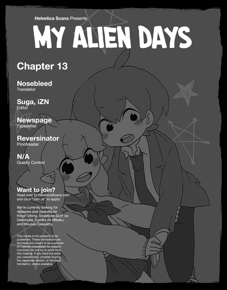 Boku to Uchuujin Chapter 13 page 1 - Chapter 13: What is Love?