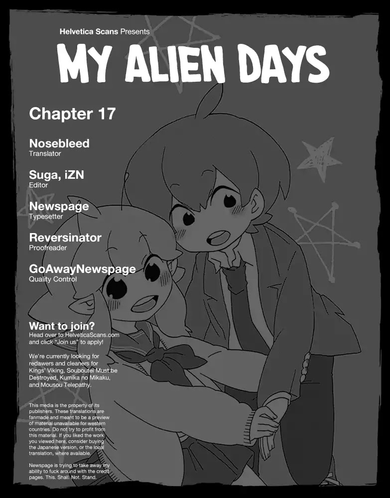 Boku to Uchuujin Chapter 17 page 1 - Chapter 17: Pihihihi Piruma Pirupi