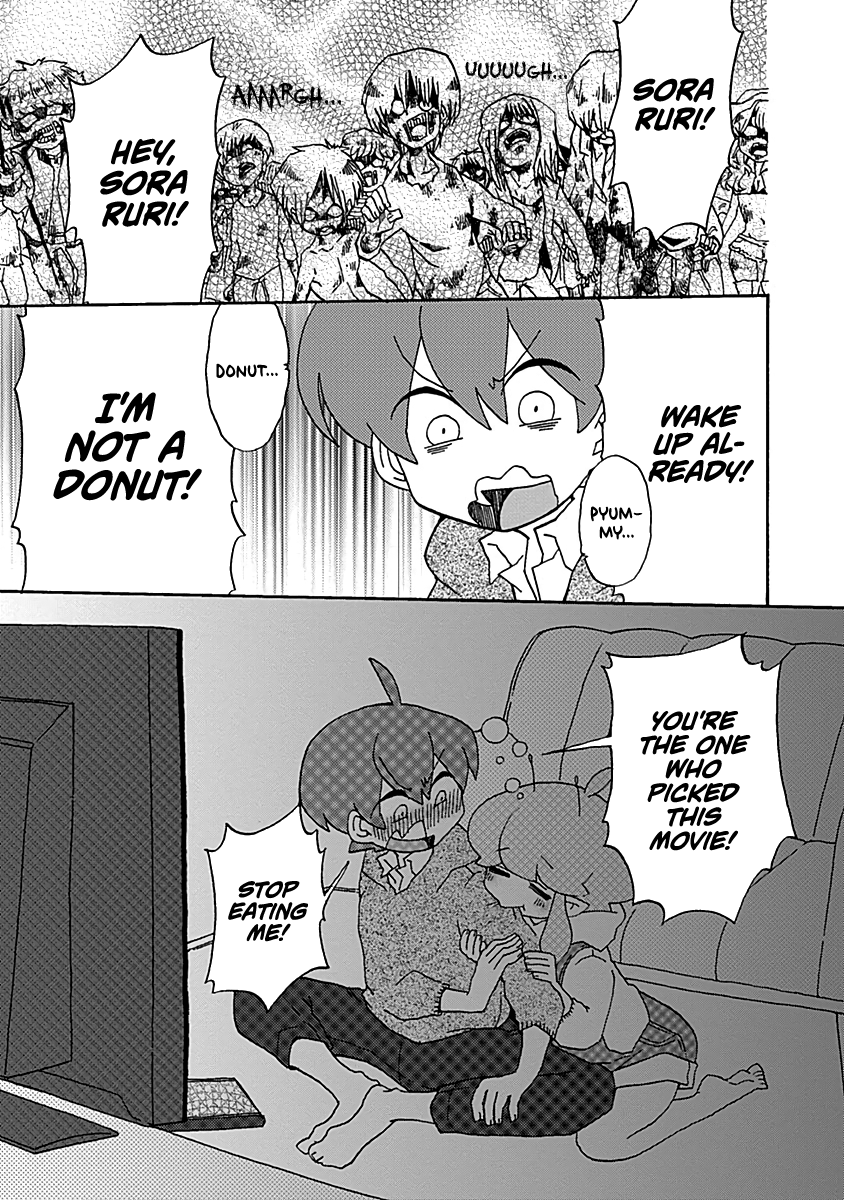 Boku to Uchuujin Chapter 21.5 page 6 - Chapter 21.5: Sora Ruri and the ZOMBIES