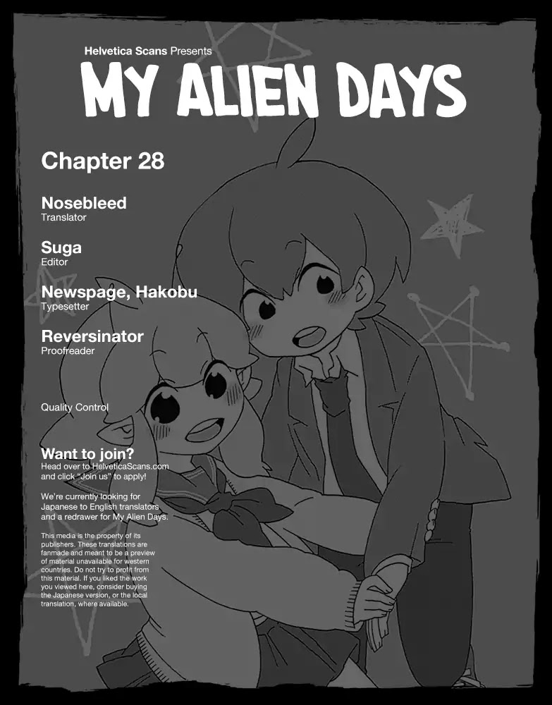 Boku to Uchuujin Chapter 28 page 1 - Chapter 28: The School Trip: Final Day
