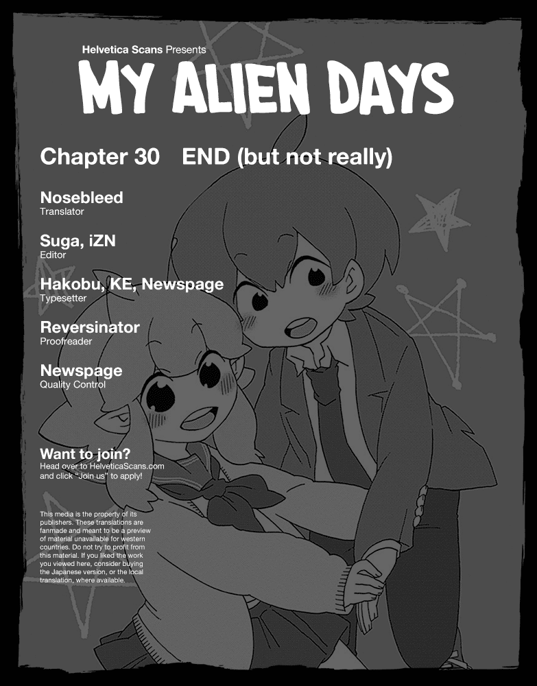 Boku to Uchuujin Chapter 30 page 1 - Chapter 30: Bye Bye, See You [END]