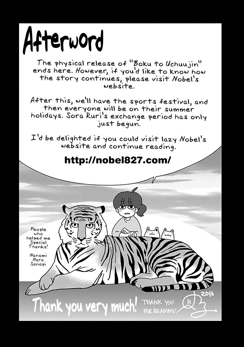 Boku to Uchuujin Chapter 30 page 18 - Chapter 30: Bye Bye, See You [END]