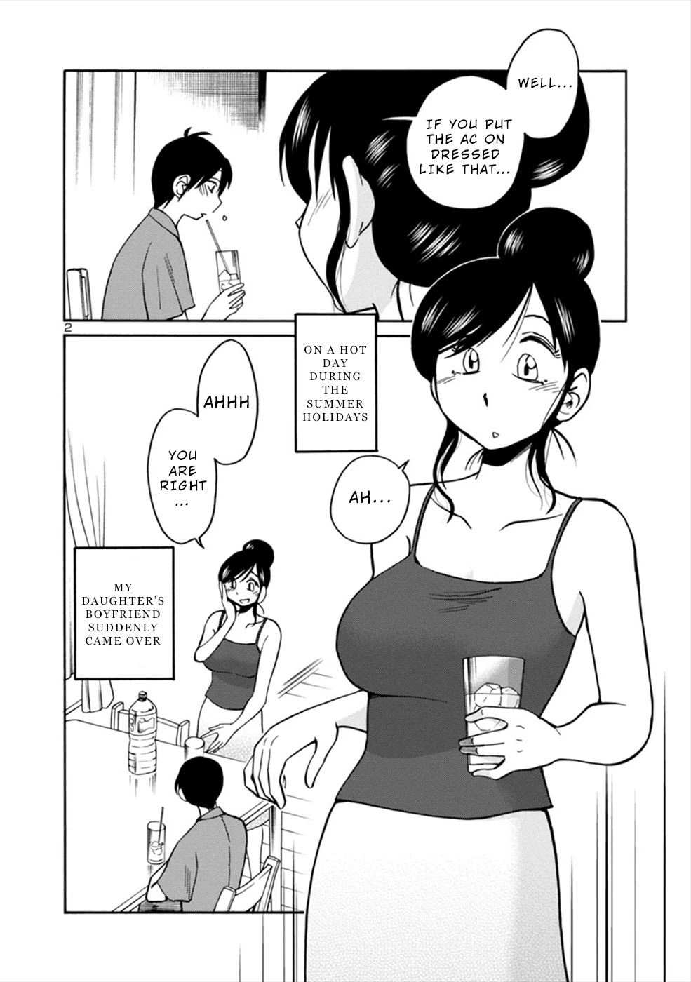 Boku to Watashi to Mama no Natsu Chapter 2 page 2 - Chapter 2: Mama and Boyfriend