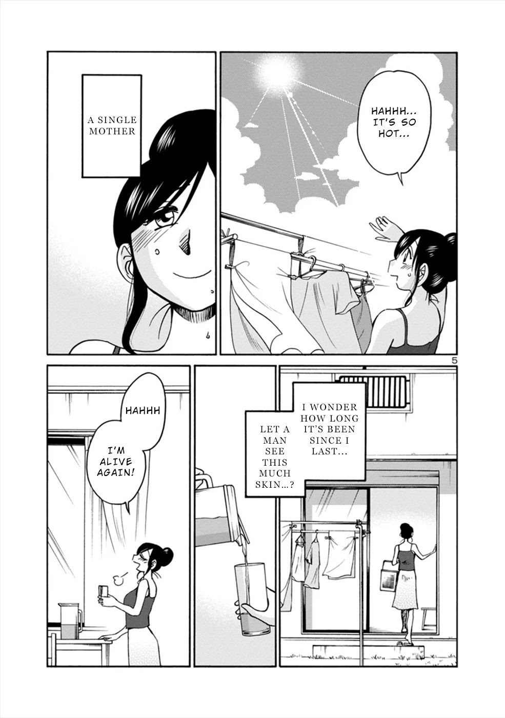 Boku to Watashi to Mama no Natsu Chapter 2 page 5 - Chapter 2: Mama and Boyfriend