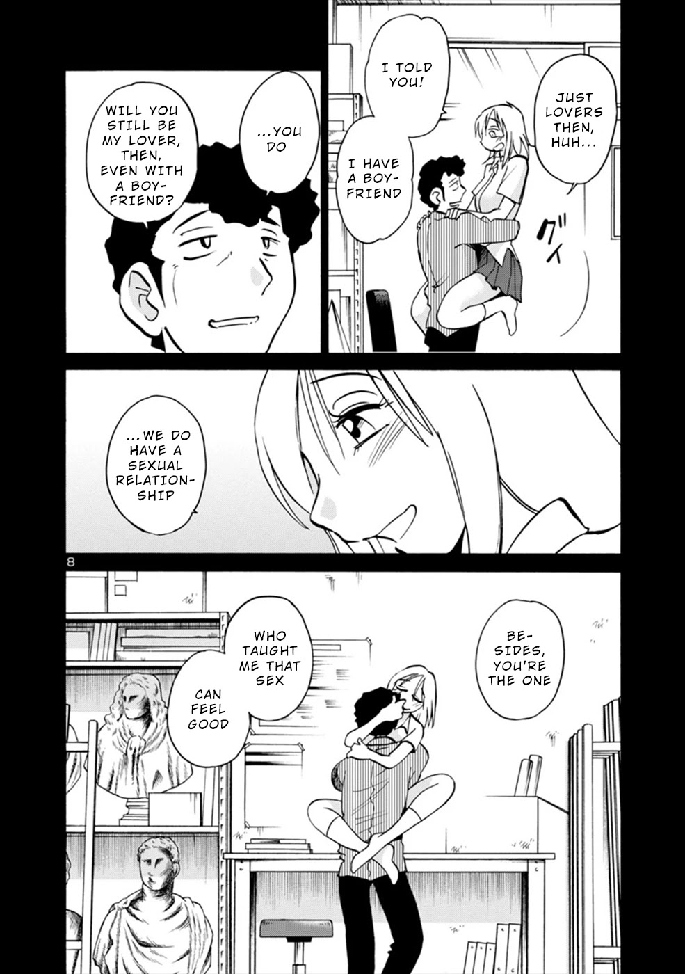 Boku to Watashi to Mama no Natsu Chapter 4 page 8 - Chapter 4: Me and Sensei