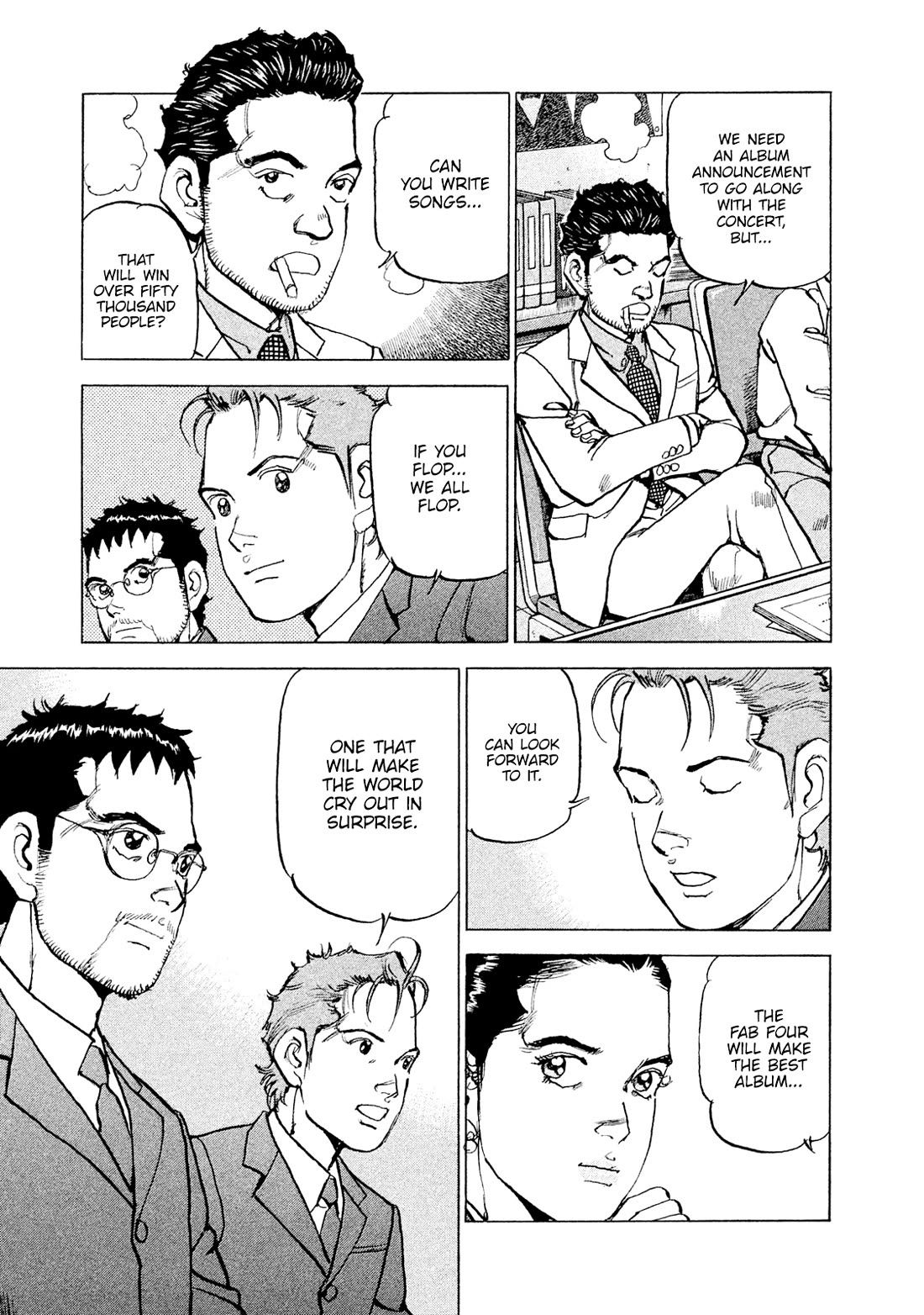 Boku wa Beatles Chapter 54 page 14 - Chapter 54: First Album