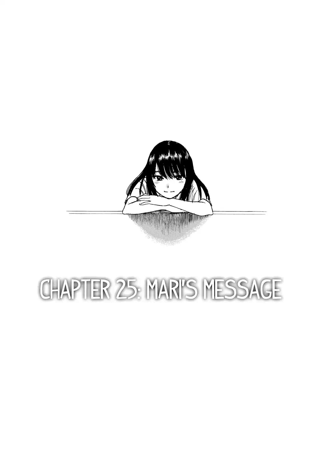 Boku wa Mari no Naka Chapter 25 page 1 - Chapter 25: Mari's Message