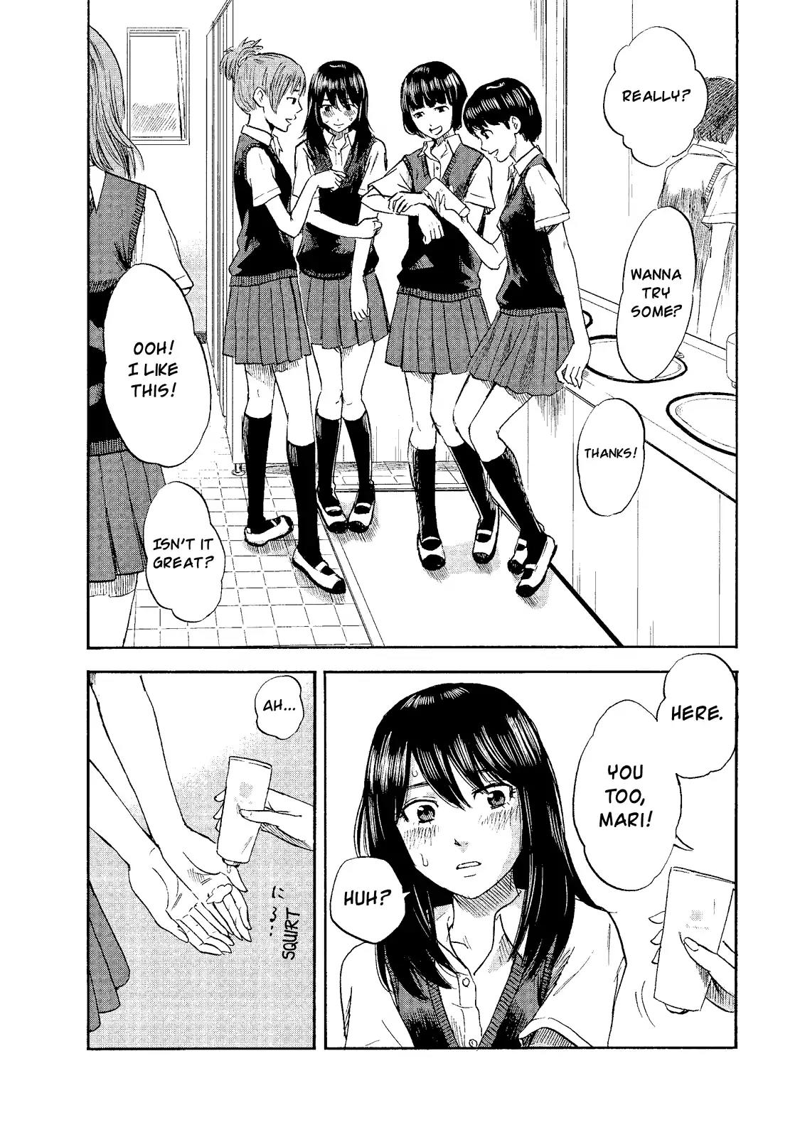 Boku wa Mari no Naka Chapter 4 page 14 - Chapter 4: A High School Girl's Sanctuary